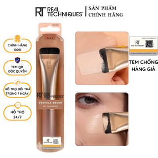  Cọ tán nền dàn trãi kem nền  kem lót  kem chống nắng cao cấp RT Real Techniques lông mềm mịn mã 0553 