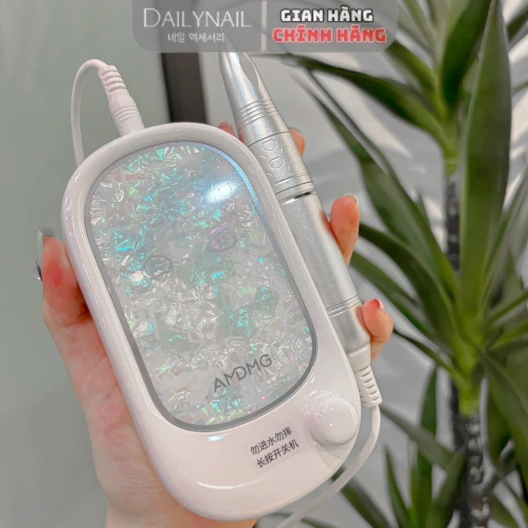 Máy mài móng tích điện AMDMG D370 Khảm xà cừ Chính hãng