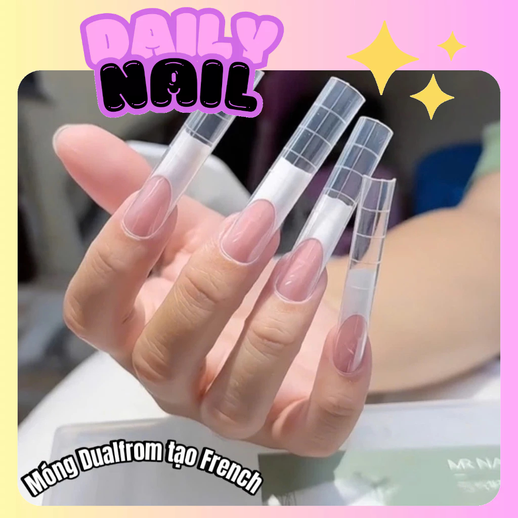 Móng úp Gel Gôm DualForm French MR NAIL - 🎀 DAILY NAIL 🎀