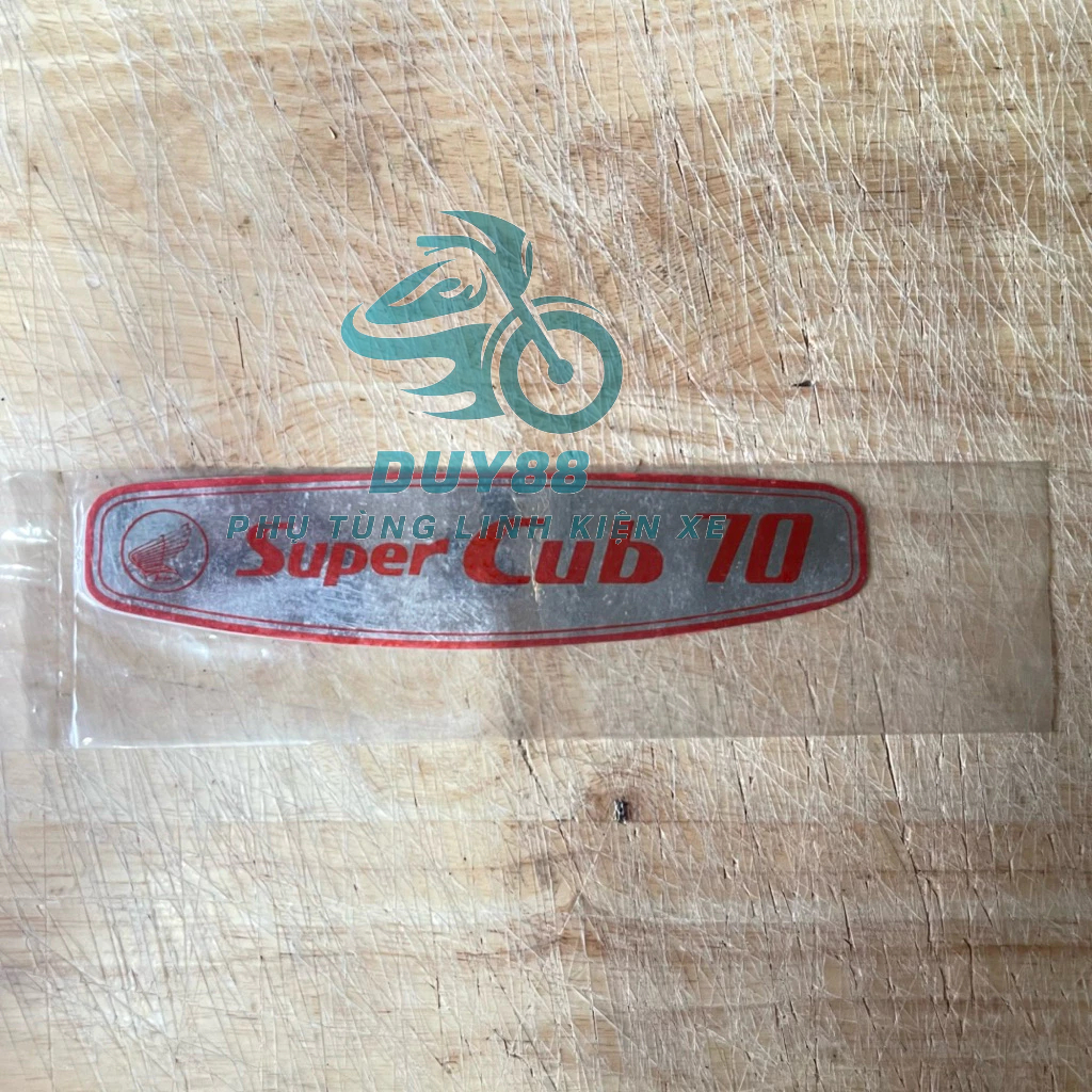 Tem xe cup 78-79 70 2 mảnh màu đỏ