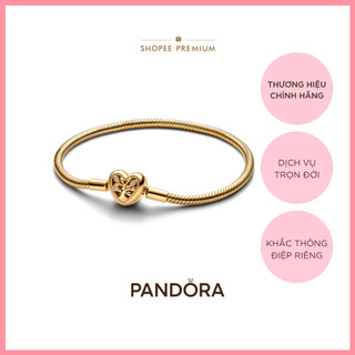  YEAR END - 40% Vòng Pandora Mạ Vàng 14K Khóa Trái Tim Cây Gia Đình 