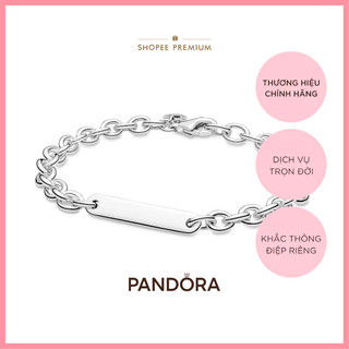   YEAR END - 40% Vòng Tay Pandora Thanh Bạc Khắc Chữ 