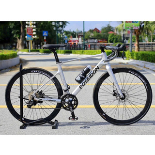  Xe Đạp Road POSEIDON PS650 Khung Nhôm Magie Không Mối Hàn Cối Nổ Siêu Trớn Bộ Đề Sensah Reflex 16 Tốc Độ Phanh Đĩa 
