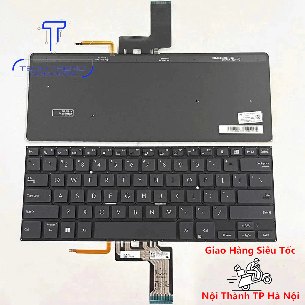 Bàn Phím Laptop Asus ExpertBook B1-B1400 B1400CE B1400CEPE B1400CBA B1408 P3350C Zin Led