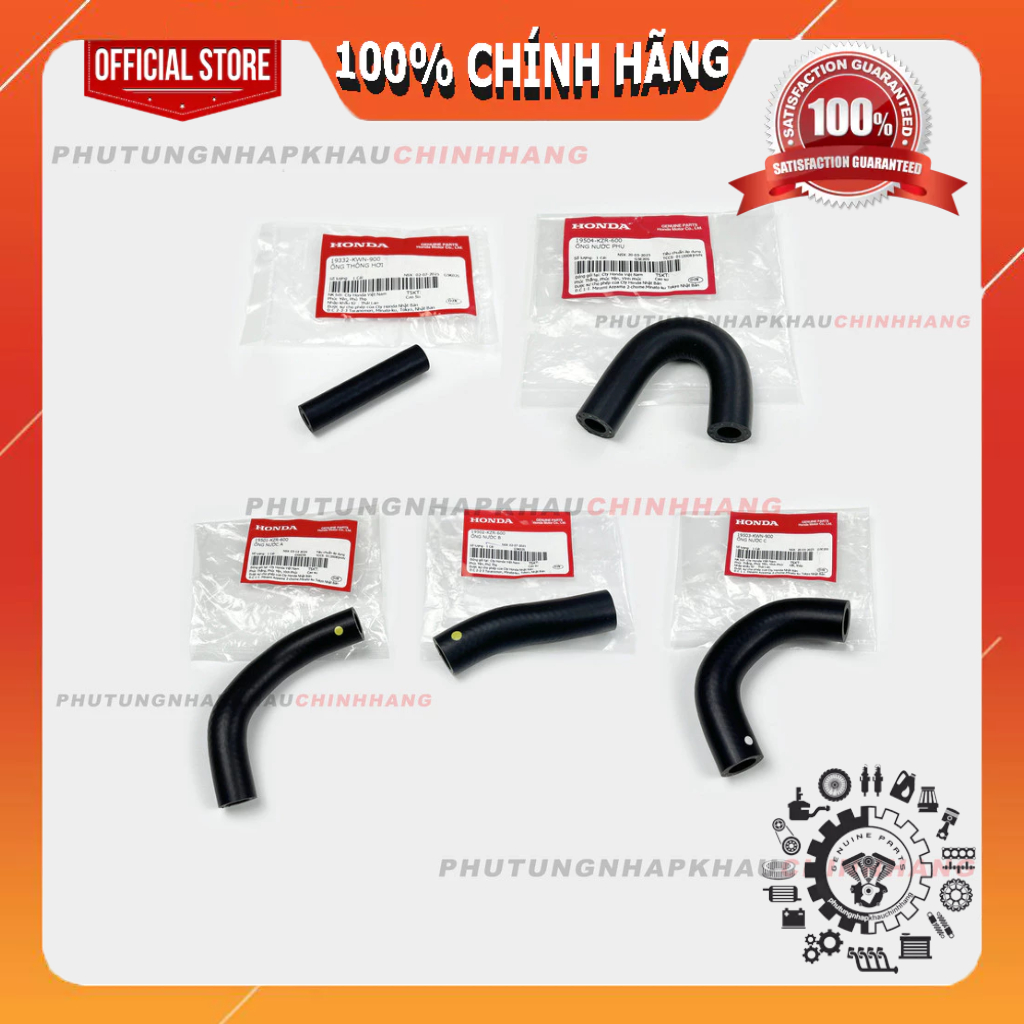 Bộ ống nước mát Air Blade AB 125/150, Vario Click 125/150, Lead 125, Sh Mode 125, PCX, SH 125/150 ch