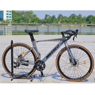  Xe Đạp Đua Road MILESCO EX-S Khung Nhôm Không Mối Hàn Size 48cm,Cối Nổ Siêu Trớn Bản Mới Nhất Nâng Cấp Tay Đề Sensah R7 