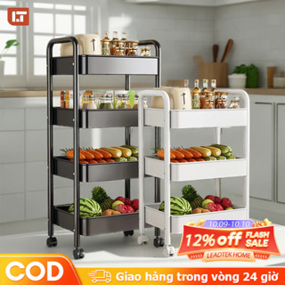 [100% Sắt] Xe Đẩy Spa 3 Tầng Đa Năng Vật liệu thép carbon Có Bánh Xe Kệ sắt đa năng Chịu tải trọng 300kg Xe đẩy đựng đồ