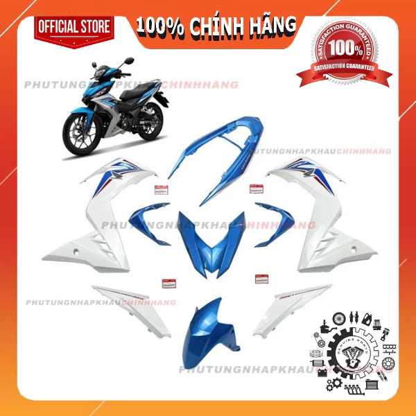 [MÓN LẺ] Dàn áo Winner 150 V1 màu Xanh Trắng 2018, Dàn vỏ nhựa màu Winner V1 K56 2016 2017 chính hãn