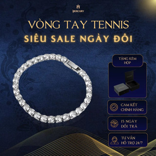 Vòng tay nam nữ Mercury Tennis - Trang sức, Phụ kiện thời trang Unisex - Thiết kế đá Cz lấp lánh