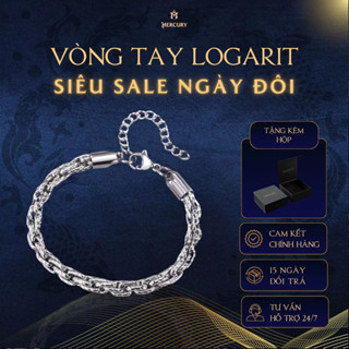 Vòng tay nam Merury Mercury Logarit - Trang sức, phụ kiện thời trang đeo tay - Thiết kế dây đồng hồ