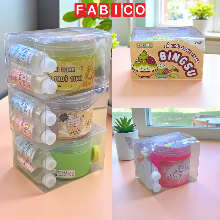 Bộ Kit Làm Slime Cơ Bản Slime Nàng Tiên Cá - Nguyên Liệu Làm Slime Nhiều Màu