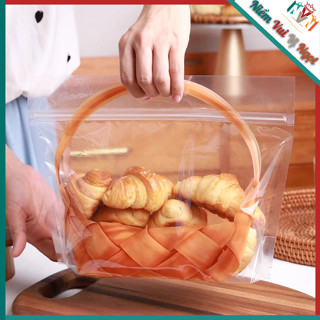  50 Túi Zip Bánh Mì Sandwich Túi Zip Quà Tết Túi Zip Bánh kẹo hình Giỏ hoa Giỏ mây  size Nhỏ  
