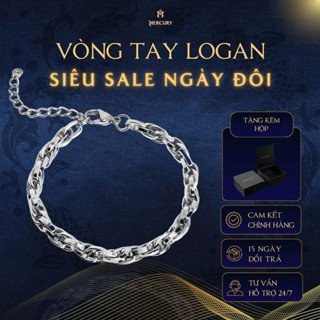 Vòng tay nam/nữ Mercury Logan - Trang sức, Phụ kiện thời trang Unisex - Thiết kế Basic, cá tính