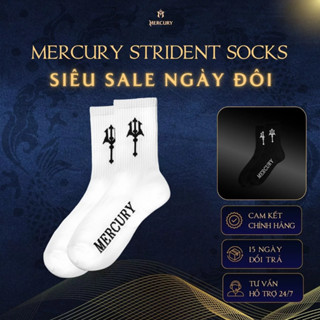 Tất nam nữ Mercury Strident - Tất chân nam nữ cao cổ, giữ ấm - họa tiết độc quyền Mercury