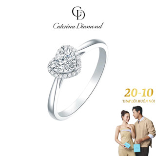 Nhẫn kim cương Moissanite 0,3 Carat Caterina Diamond Love Heart Ring DR039 - Kiểm định GRA