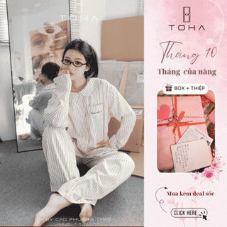 TOHA Homewear Bộ Pijama Mặc Nhà Nam Nữ Mặc Cặp Thoải Mái Mát Lạnh Dream about me