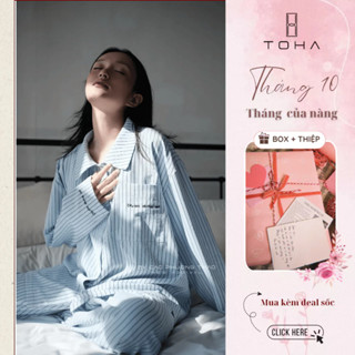 [BEST SELLER] TOHA Homewear Bộ Đồ Ngủ Nữ Set Pijama Cặp Đôi Unisex Mềm Mát Thoải Mái Dream About Me
