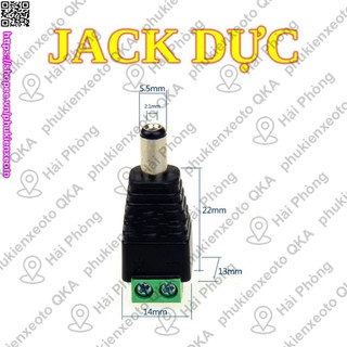 (10 Chiếc) Đầu Jack nguồn DC đực và Jack DC cái