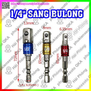  Bộ 3 đầu chuyển vít sang bulong 1 4" 3 8" 1 2" phụ kiện sửa chữa xe máy ô tô 