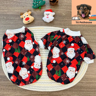   XS-12XL   1-60kg  Áo Giáng sinh cho chó mèo cỡ lớn vải thun gân co dãn bigsize TẺ PETHOUSE 