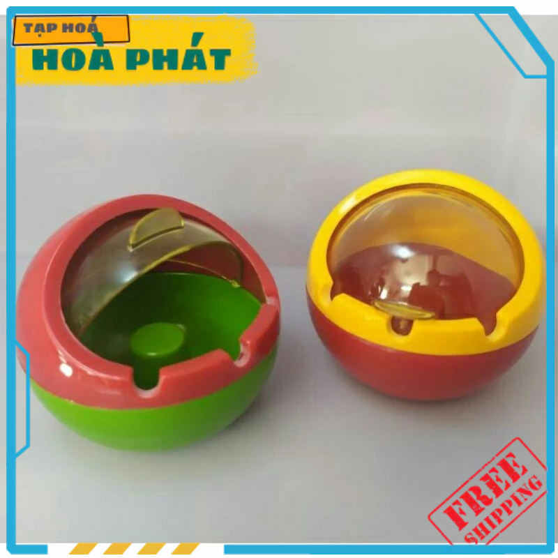 Gạt Tàn Thuốc Tròn Có Nắp Đậy MOTO ( Có Nắp ) FATACO