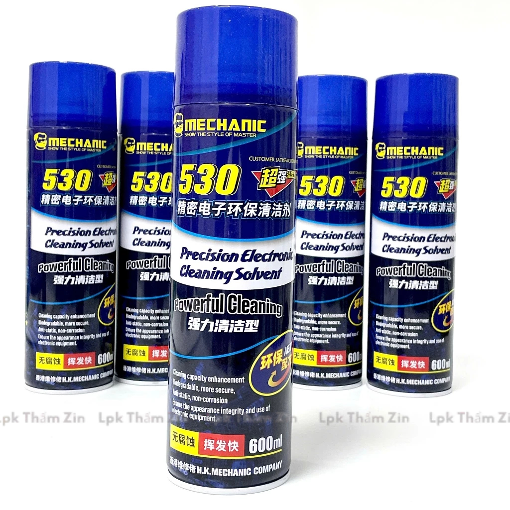 Nước Rửa, Vệ Sinh 530 Xanh Mechanic (Chai 600ml)