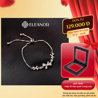 Vòng tay nữ dây rút Eleanor Accessories hình nơ đính đá phụ kiện trang sức lắc tay 6708