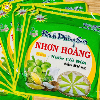  Combo 10 Bịch Túi Xấp Bánh Phồng Sữa Nhơn Hoàng - Bánh Tráng Sữa – Sữa Nước Cốt Dừa Sầu Riêng – Phương Trần 