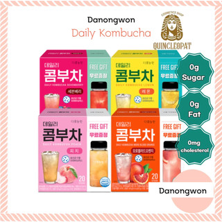  TRÀ KOMBUCHA DAILY KOMBUCHA  5G X 20 GÓI   HỘP  Hàng công ty nhập khẩu có tem phụ tiếng việt kèm bình 16,65 kcal 