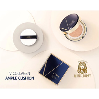 Phấn Nước Cho Da Khô Lime Xanh V Collagen Ample Cushion Hàn Quốc