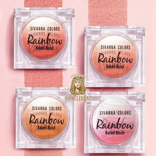  Phấn má hồng bắt sáng có nhũ Sivanna Rainbow HF370  Mã 70  