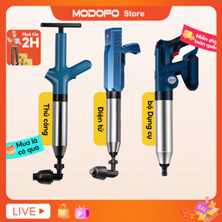  MODOFO Súng Thông Bồn Cầu Chậu Rửa Bát Bồn Tắm Khí Nén AGT Cực Mạnh 8kg Thép Không Gỉ 