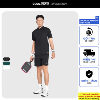 [TẶNG PACK 3 ĐÔI TẤT]Set đồ bộ thể thao nam Pickleball Áo Polo Baseline và Quần Smash Shot Coolmate