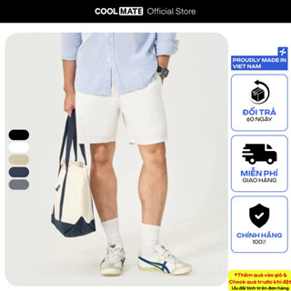 [TẶNG PACK 3 ĐÔI TẤT]Quần short Chino nam 7inch co giãn, thấm hút tốt, quần đùi dạo phố, du lịch Coolmate