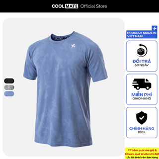 [TẶNG WRISTBAND]Áo thun thể thao Jacquard Seamless mềm mại giảm ma sát áo chơi pickleball tennis đa năng Coolmate