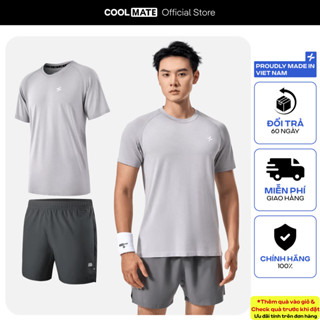 [TẶNG PACK 3 ĐÔI TẤT]Set thể thao nam Áo thun Training Seamless Body Mapping Quần Shorts Gym 5inch Essentials Coolmate