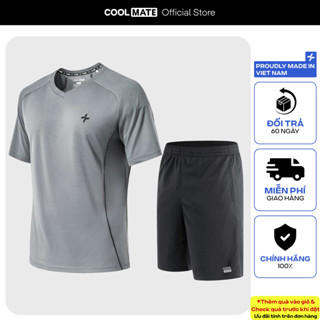 [TẶNG PACK 3 ĐÔI TẤT]Set thể thao pickleball Áo thun FlexLine Active + Quần Promax Thoáng khí, thấm hút Coolmate