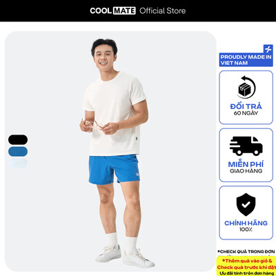[TẶNG TẤT]Set đồ đi biển Áo thun 220gsm Quần summer cool 7 inch 2 lớp mềm mại thoải mái Coolmate