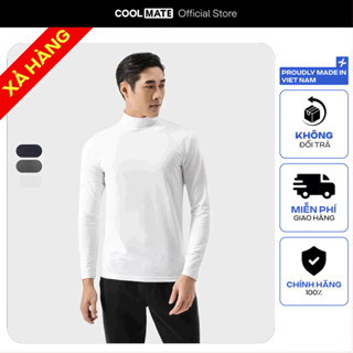   SALE TẾT MUA 2 GIẢM 50% - KHÔNG ĐỔI TRẢ Áo thun thu đông dài tay giữ nhiệt Ex-Warm Lenzing Modal cổ cao giữ ấm Coolmate 