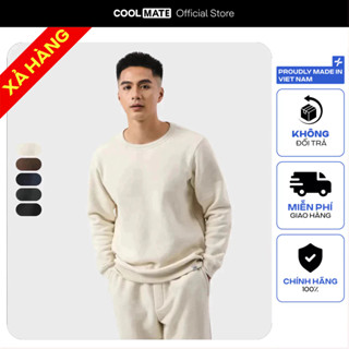 [XẢ SỐC - MUA 2 GIẢM 50%][OUTLET - KHÔNG ĐỔI TRẢ]Áo dài tay thu đông Sweater Fleece giữ ấm tốt thoáng khí Coolmate