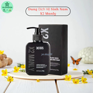  X2 Manly Gel vệ sinh nam - DDVS Nam X2 Manly -  Làm sạch khử mùi vùng kín nam 