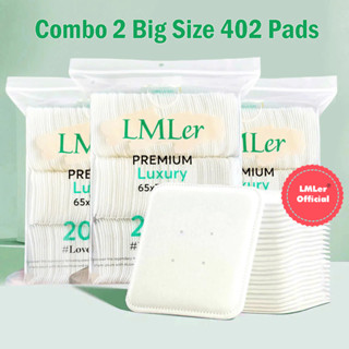   Combo 2 gói  Bông tẩy trang LMLer Luxury Premium 402 Miếng Big Size mềm mịn 2026 