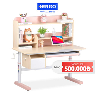   VOUCHER 500K  Bàn Học Thông Minh DERGO iSmart Q120 Bàn Học Cho Bé Chống Gù Chống Cận Chất Liệu Cốt Gỗ Tự Nhiên 