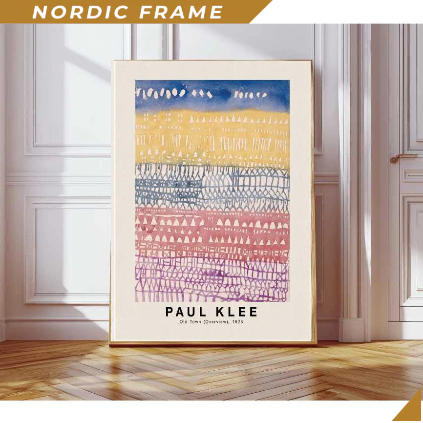 Tranh treo tường, Paul Klee Flower Art Print, Klee Art Print, Flower Art Print, Paul Klee Print, Pau