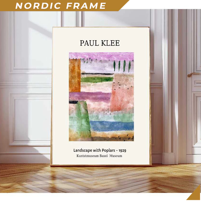 Tranh treo tường, Paul Klee Flower Art Print, Klee Art Print, Flower Art Print, Paul Klee Print, Pau