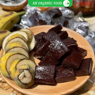  Kẹo chuối tươi cốt dừa dẻo dẻo thơm thơm béo béo món ăn vặt AN Organic Food 
