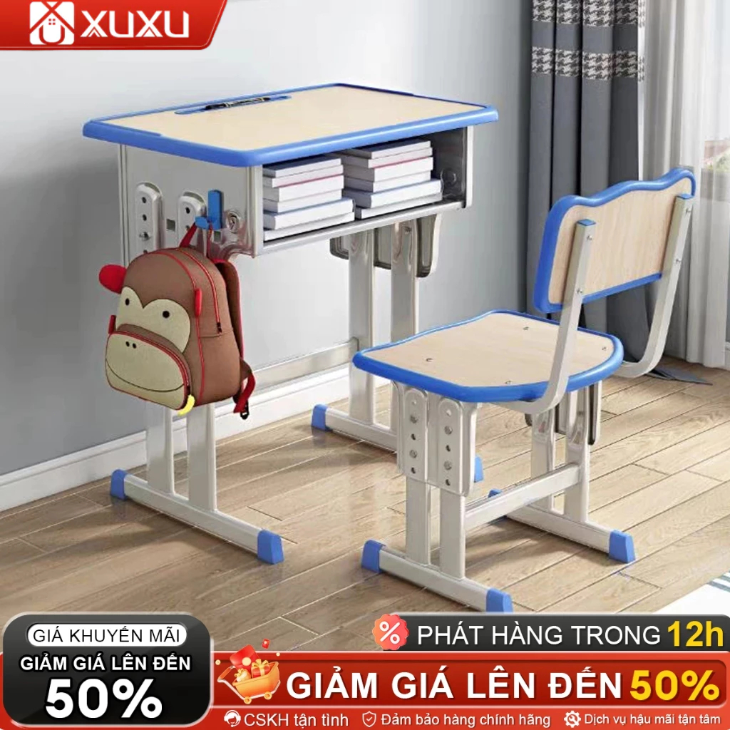 Bàn Học Thông Minh Cao Cấp Cho Bé Điều Chỉnh Chiều Cao Có Ngăn Kéo Ngăn Ngừa Gù Lưng Cận Thị
