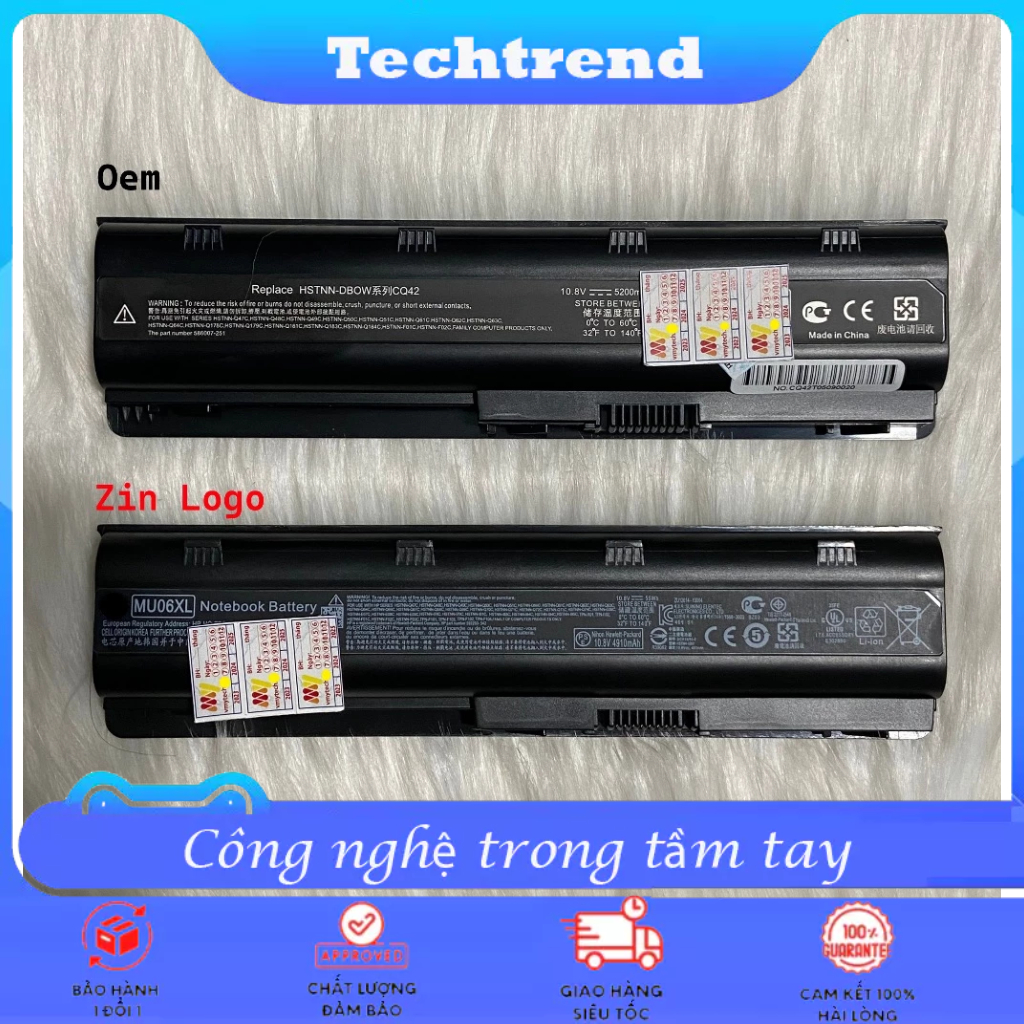 Pin laptop thay thế DV3-4000 dv3-4020tx DV3-4025ER DV3-4027TX DV3-4028TX DV3-4100 DV3-4200 MU06XL