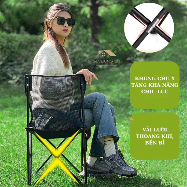 Ghế Camping Gấp Gọn Ngả Lưng Tmountain Chịu Lực Cao Cấp Dã Ngoại Du Lịch Ngoài Trời Êm Ái | BigBuy360 - bigbuy360.vn