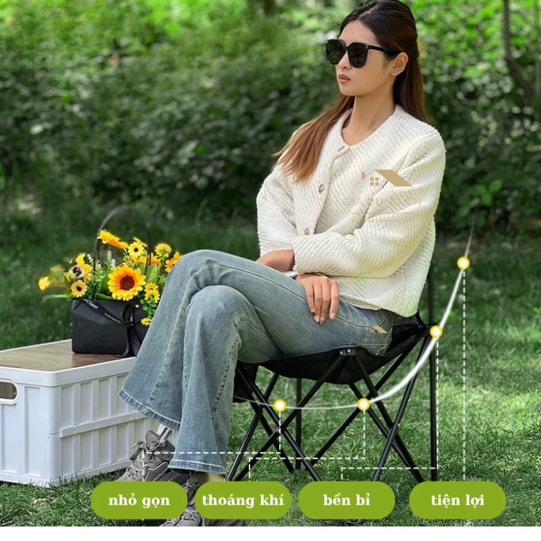 Ghế Camping Gấp Gọn Ngả Lưng Tmountain Chịu Lực Cao Cấp Dã Ngoại Du Lịch Ngoài Trời Êm Ái | BigBuy360 - bigbuy360.vn
